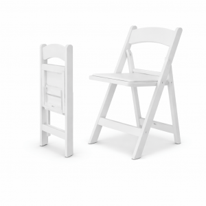 Holz - Klappstühle Weiss