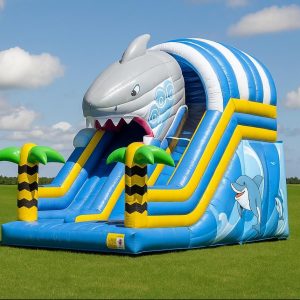 Hüpfburg Hai mit Rutsche