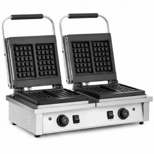 Waffeleisen doppelt eckig